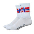 DeFeet Aireator Norway Flag Sokker Hvit